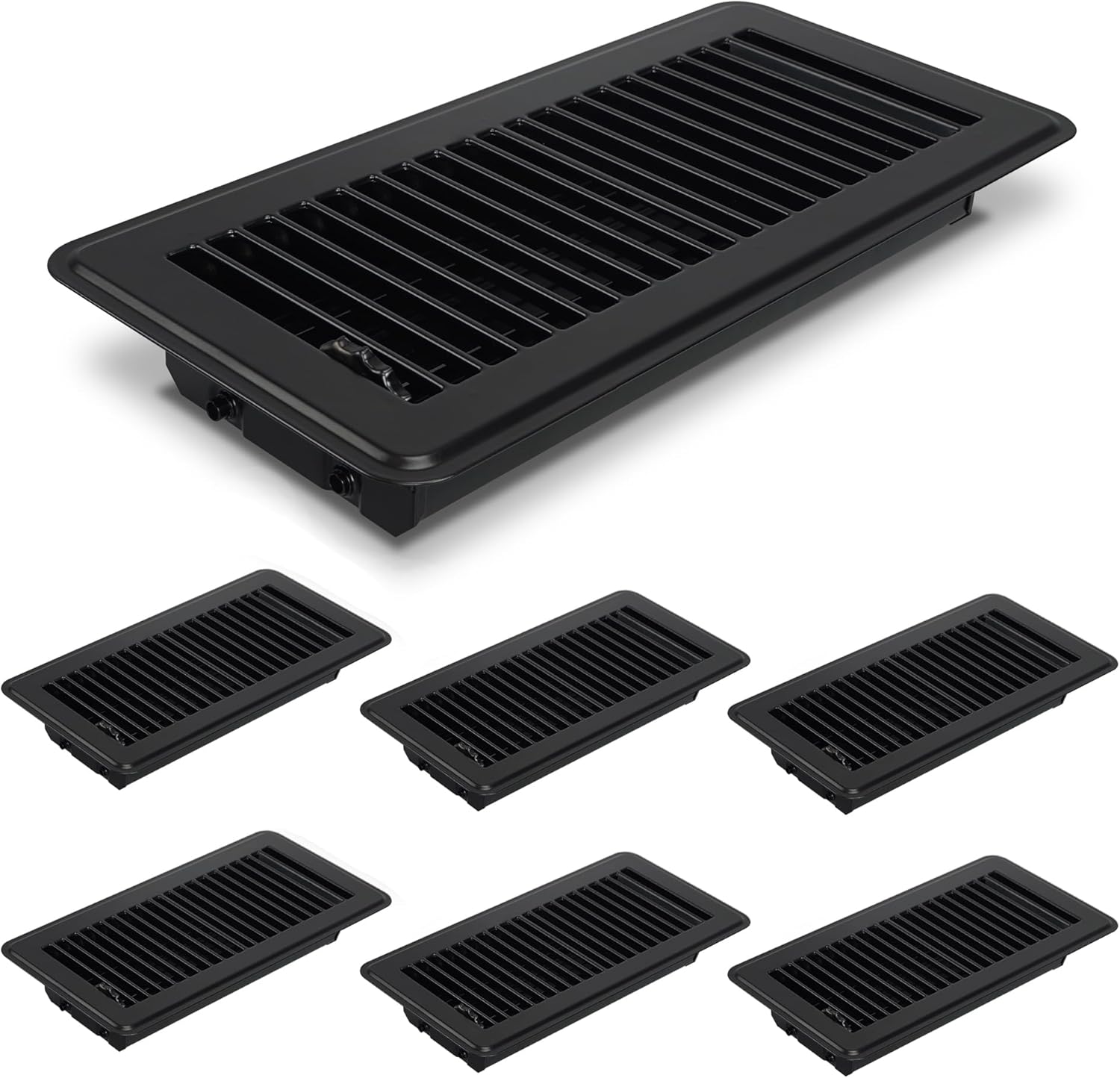 Floor Vent Covers 4 x 10 Heavy Duty Metal Registers for Home