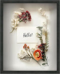 FrameWorks 16 in x 20 in Black Driftwood Wooden Shadow Box Frame
