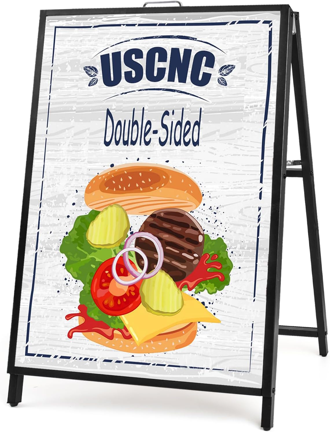 USCNC 24 x 36 Inch A Frame Sign for Outdoor Advertising Needs