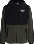 Boys Fleece Jacket Weather Resistant Full Zip Hooded Winter Coat