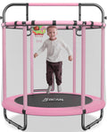 BCAN 55ft Trampoline for Kids with Enclosure Net - Safe Play