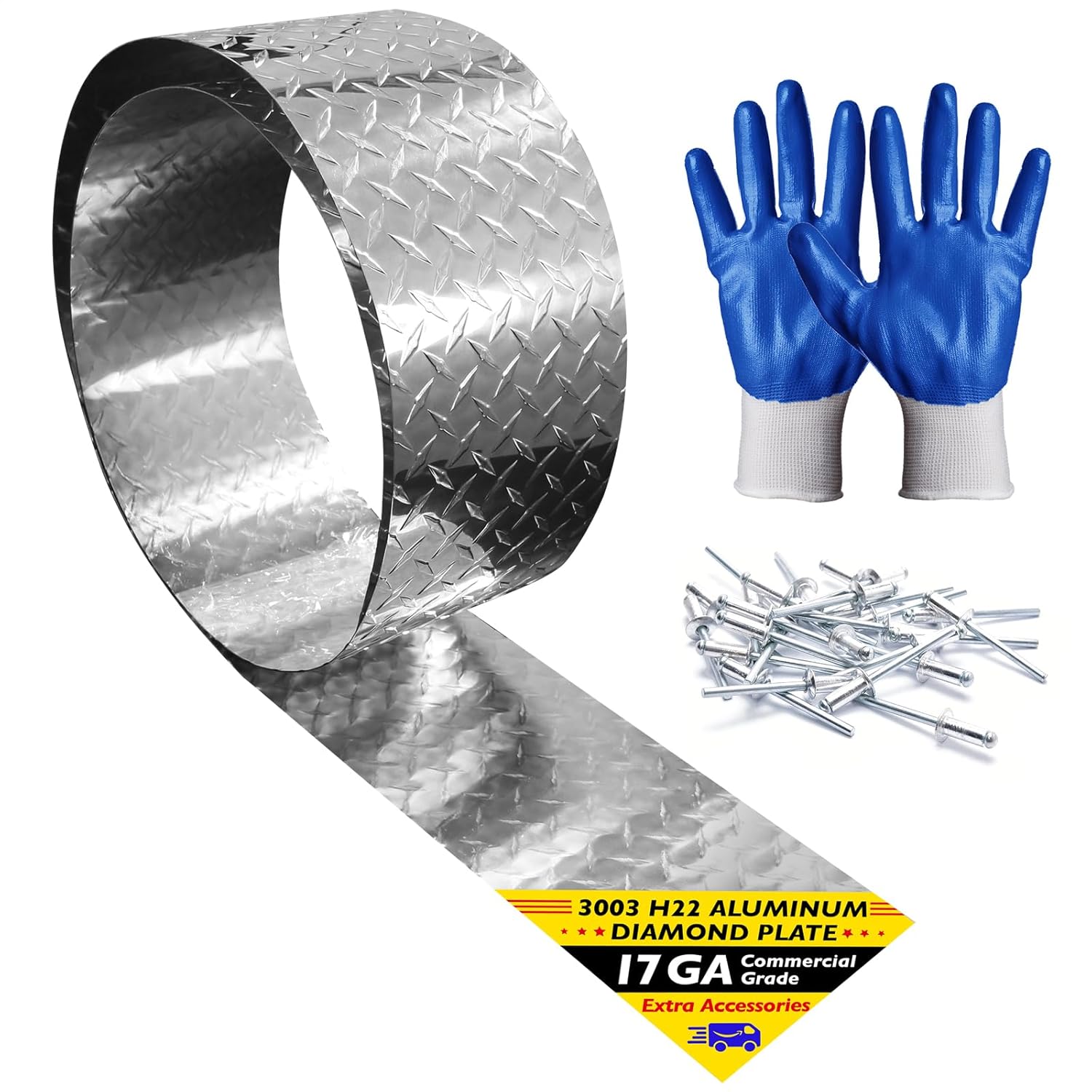 Aluminum Diamond Plate Sheet Metal for Trailers and RVs
