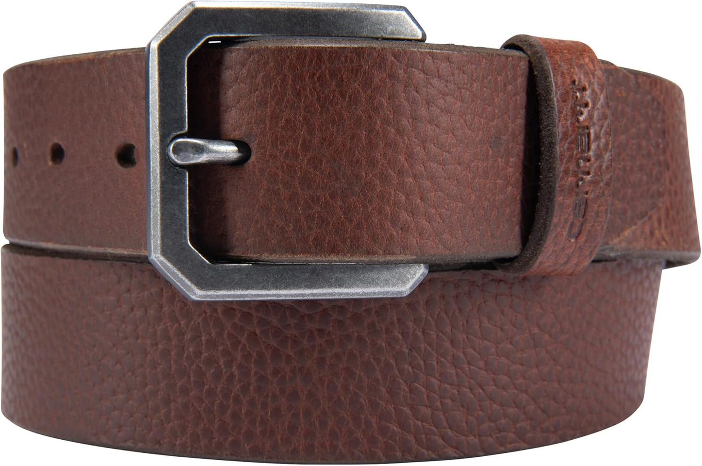 Carhartt Men's Durable Full Grain Saddle Leather Classic Belts