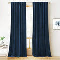 Velvet Blackout Curtains - Thermal, Noise Reducing Panels W52 x L120