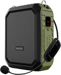Voice Amplifier with Wireless Headset Mic - 18W Portable PA System