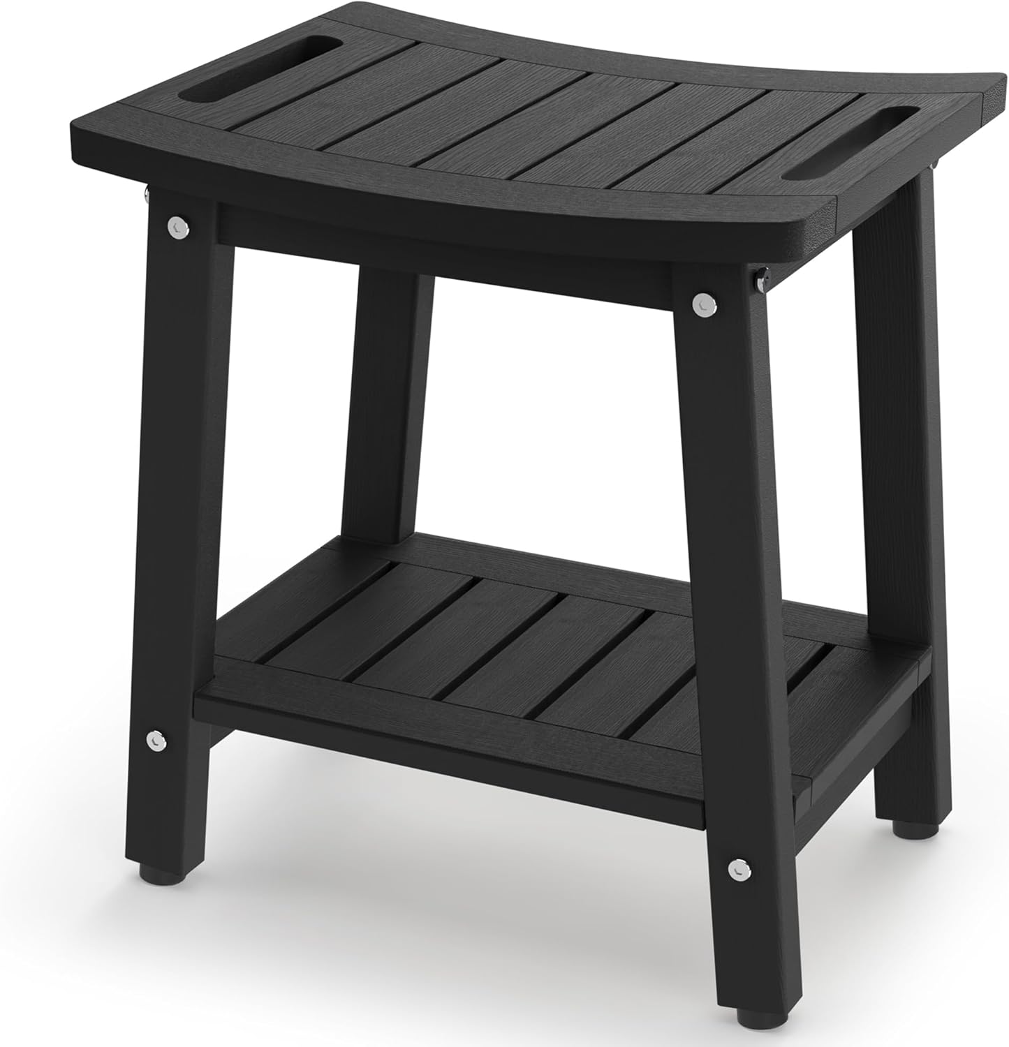 Durable Shower Bench for Inside Shower - Waterproof HDPE Stool