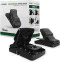 Set of 12 Professional Grade Extra Large Rat Snap Traps - Heavy Duty