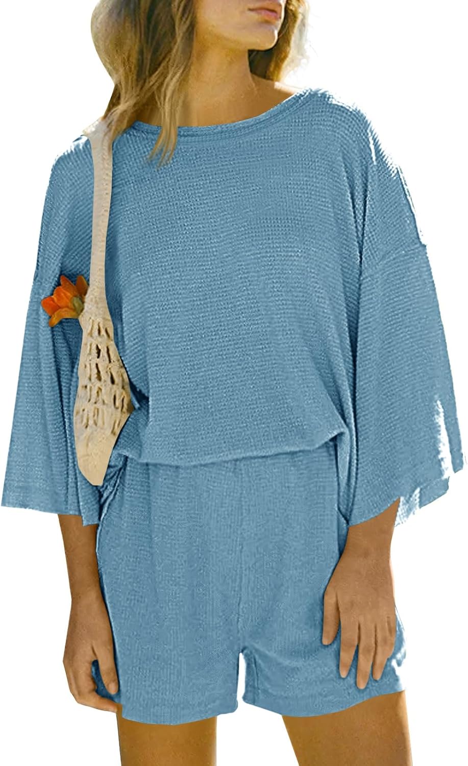 Tankaneo Womens Short Sets for Casual Loungewear and Comfort