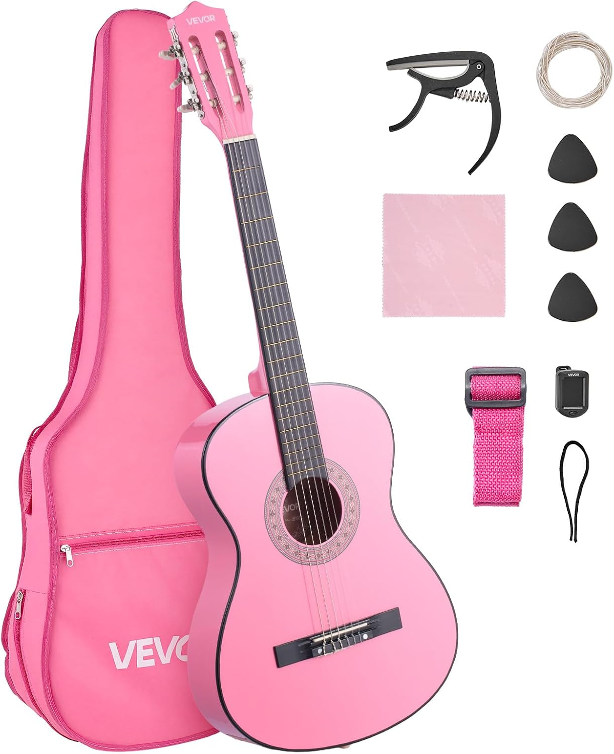 VEVOR Acoustic Guitar Starter Kit for Beginners and Students