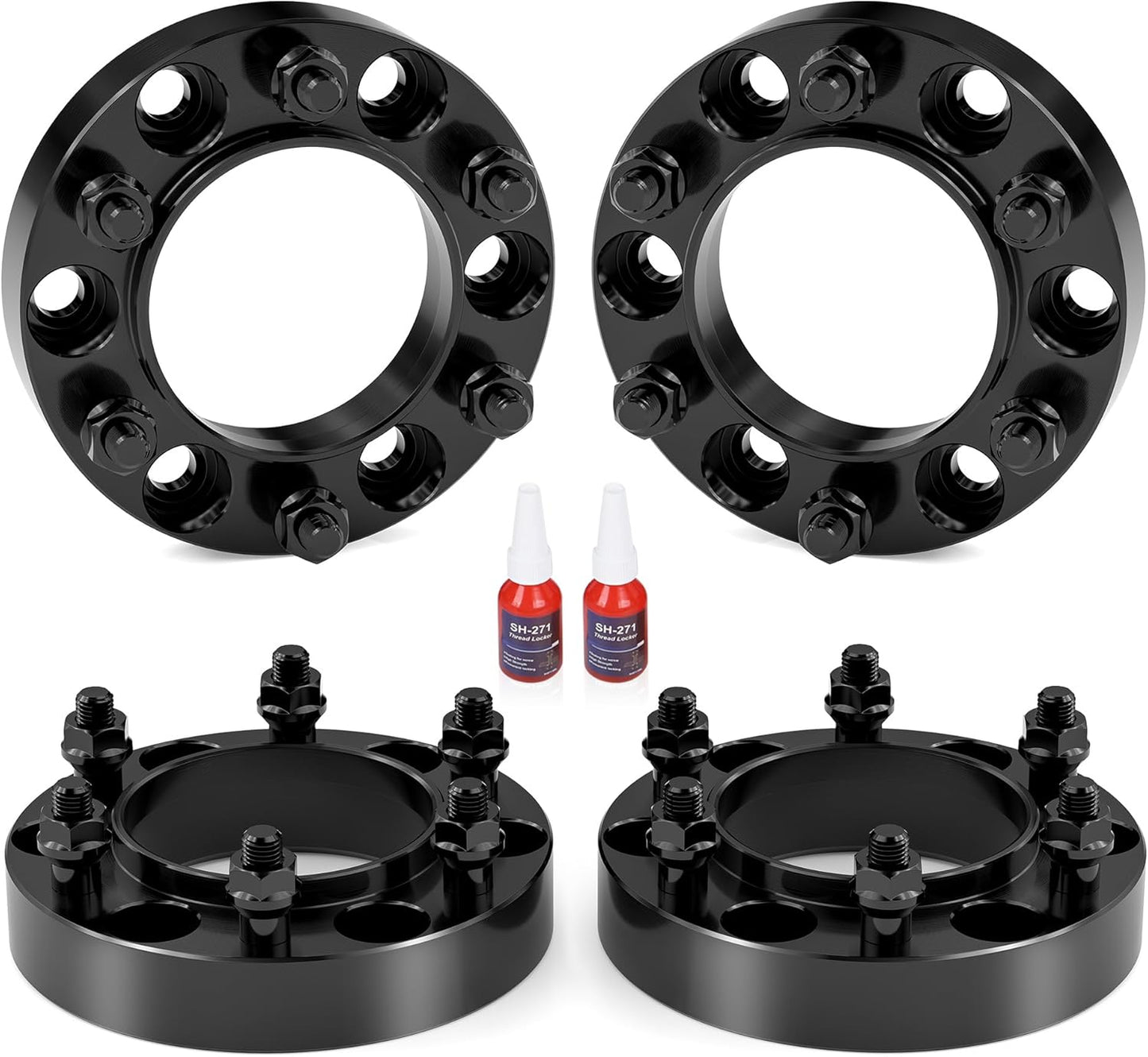 6x5.5 Hubcentric Wheel Spacers 1.25 Inch for Tacoma 4Runner