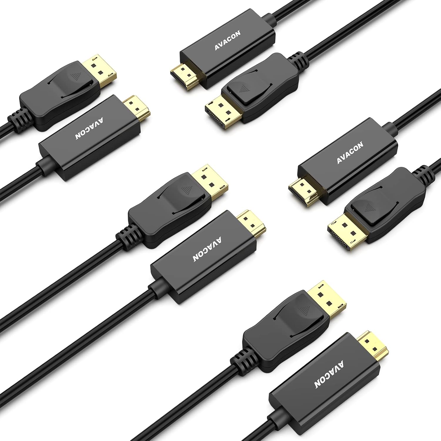 4K DisplayPort to HDMI Cable 6 Feet for High-Quality Streaming