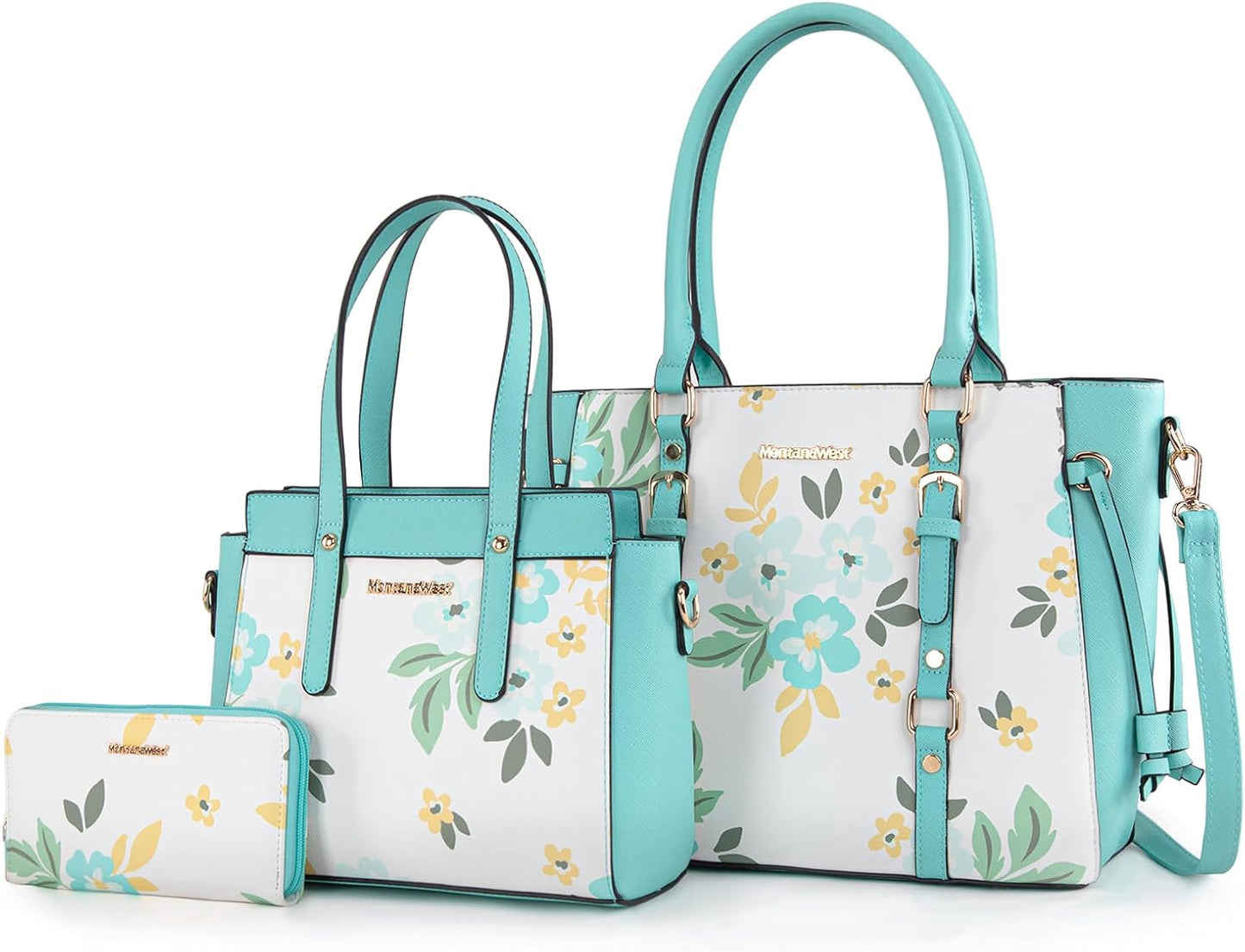 Montana West 3PCS Purses for Women Tote Bag and Wallet Set