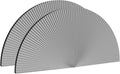 Arch Window Shades Honeycomb Blackout Half Circle Shades - Cordless