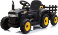 TOBBI Kids Electric Ride On Toy Tractor - Durable 12v Ride-On