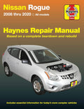 Nissan Rogue Repair Manual for 2008 to 2020 Models - Haynes Guide