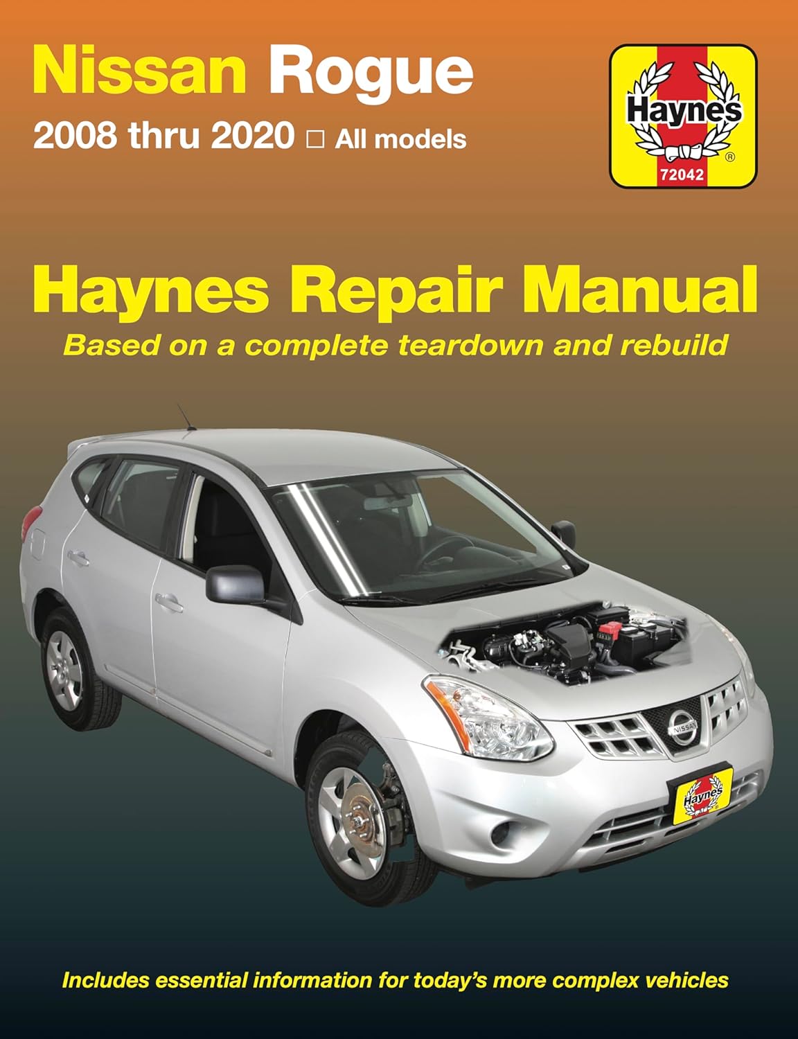 Nissan Rogue Repair Manual for 2008 to 2020 Models - Haynes Guide