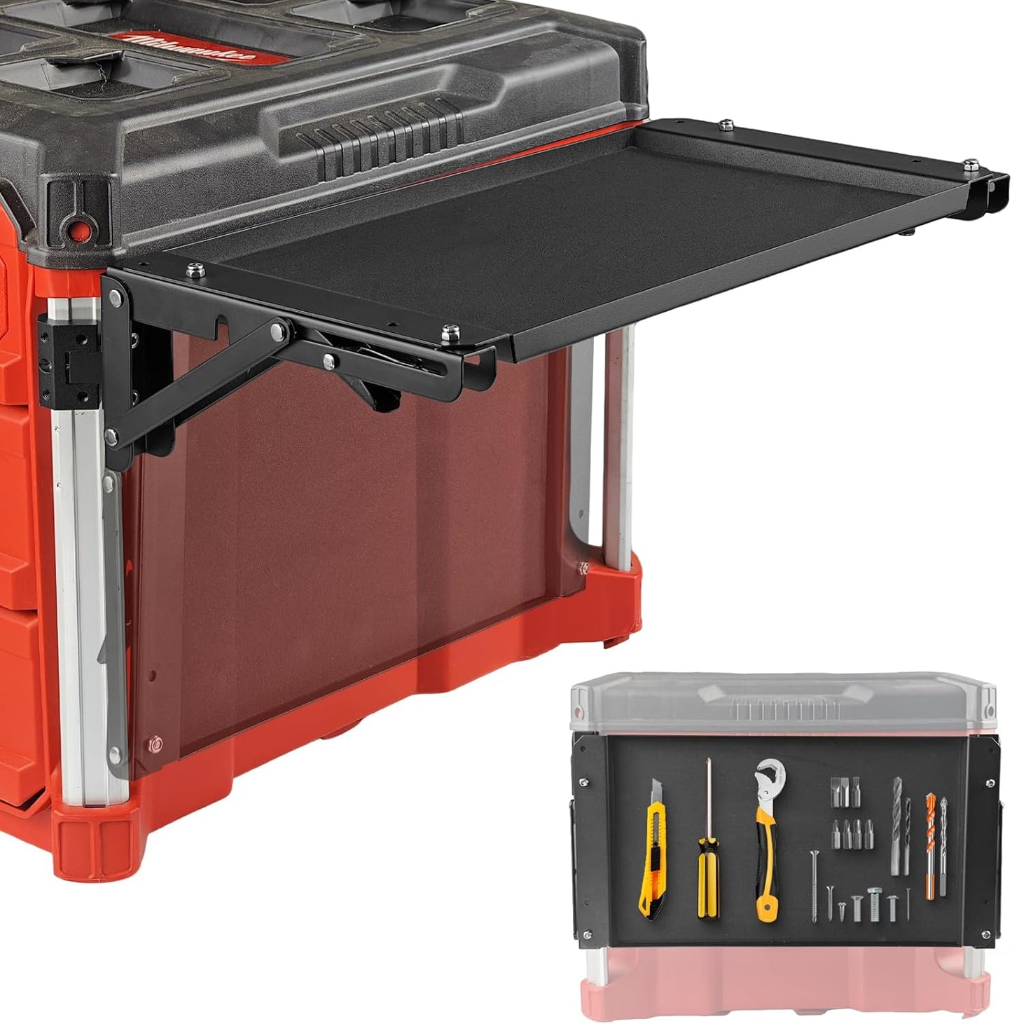 Folding Magnetic Table for Milwaukee Packout Toolbox System