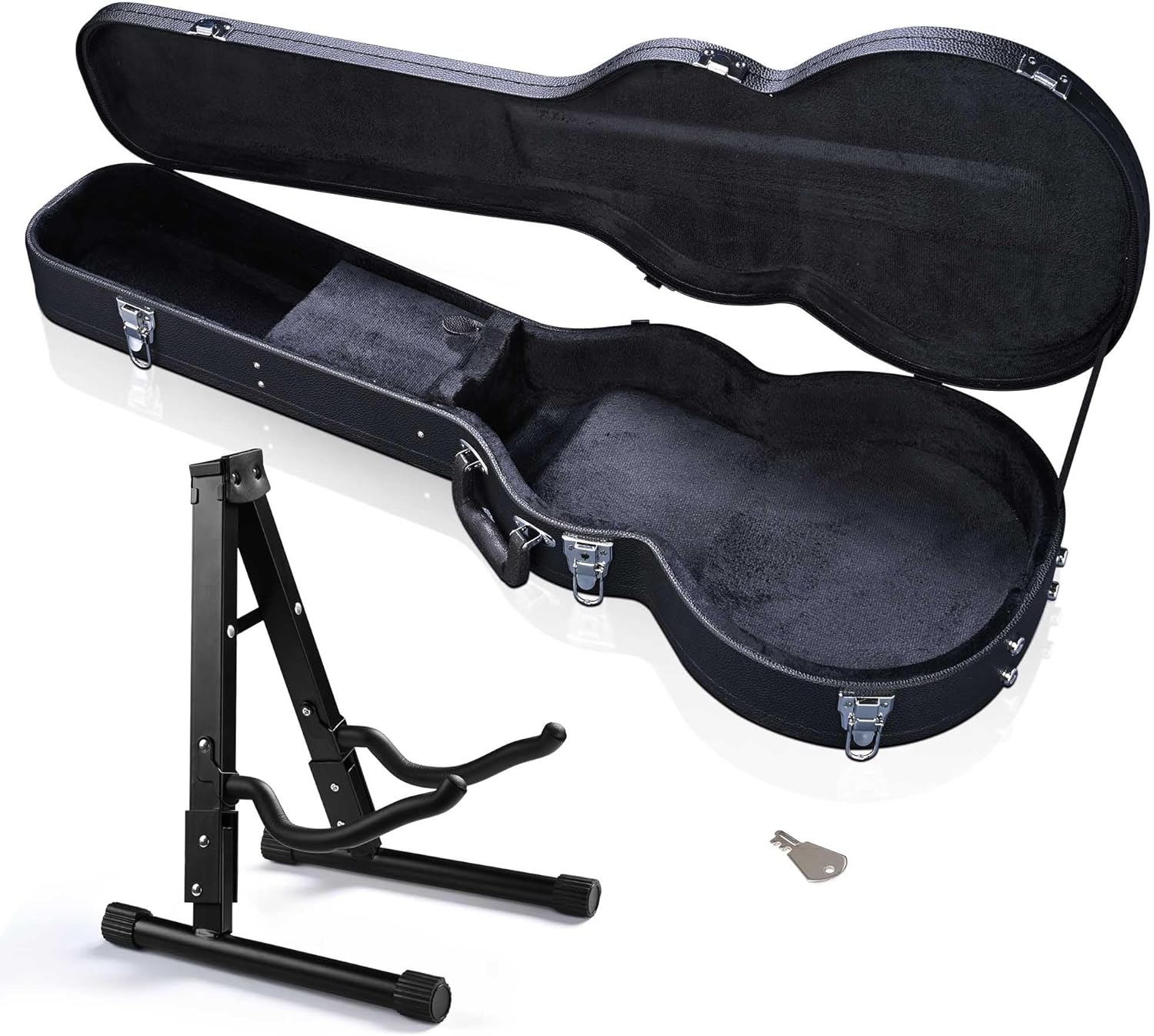 AW Les Paul Electric Guitar Hard Case with Stand for Travel