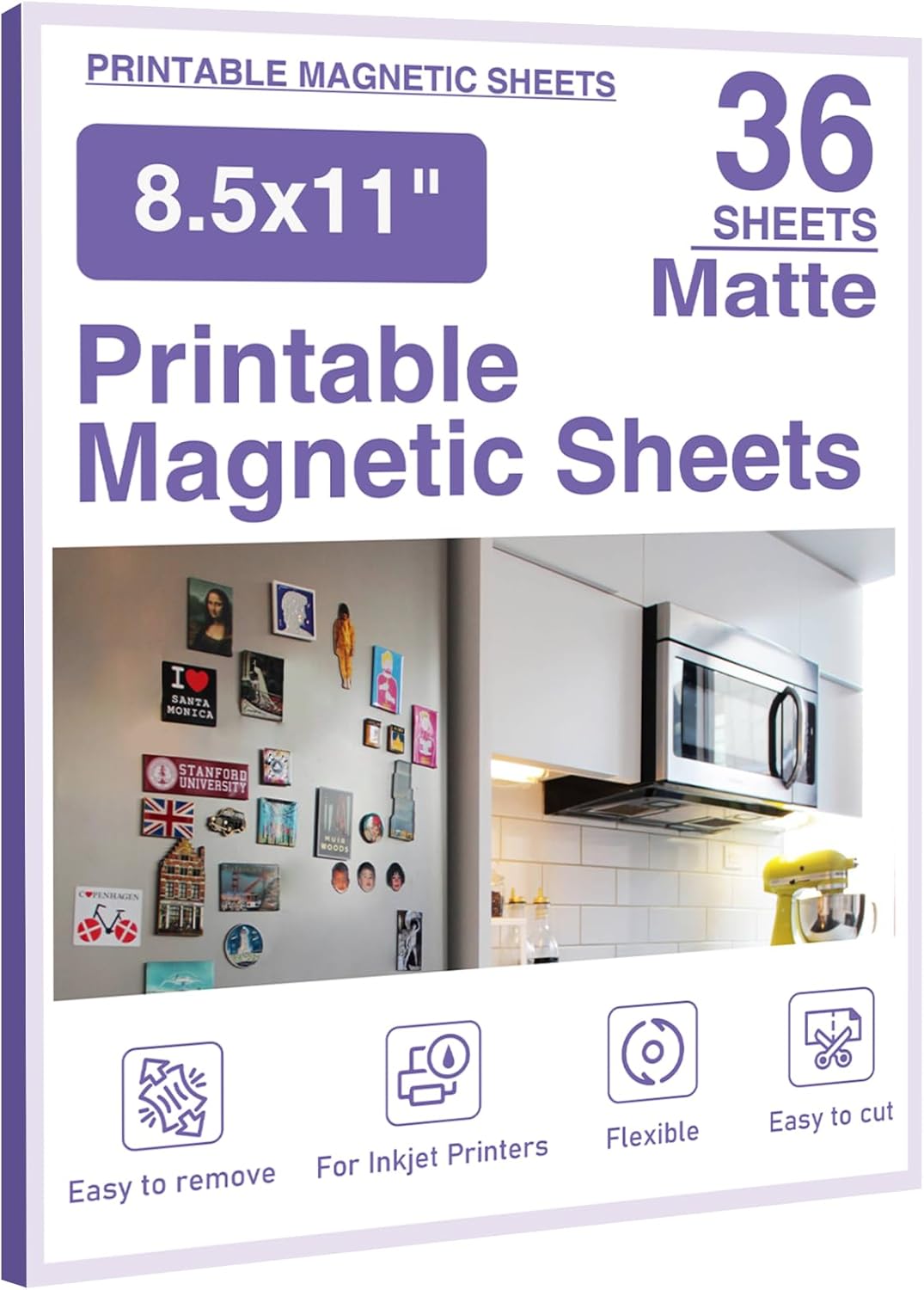 Printable Magnetic Sheets for DIY Crafts and Inkjet Printers