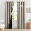 NICETOWN 100% Blackout Curtains 52 x 84 in - Thermal Insulated Panels