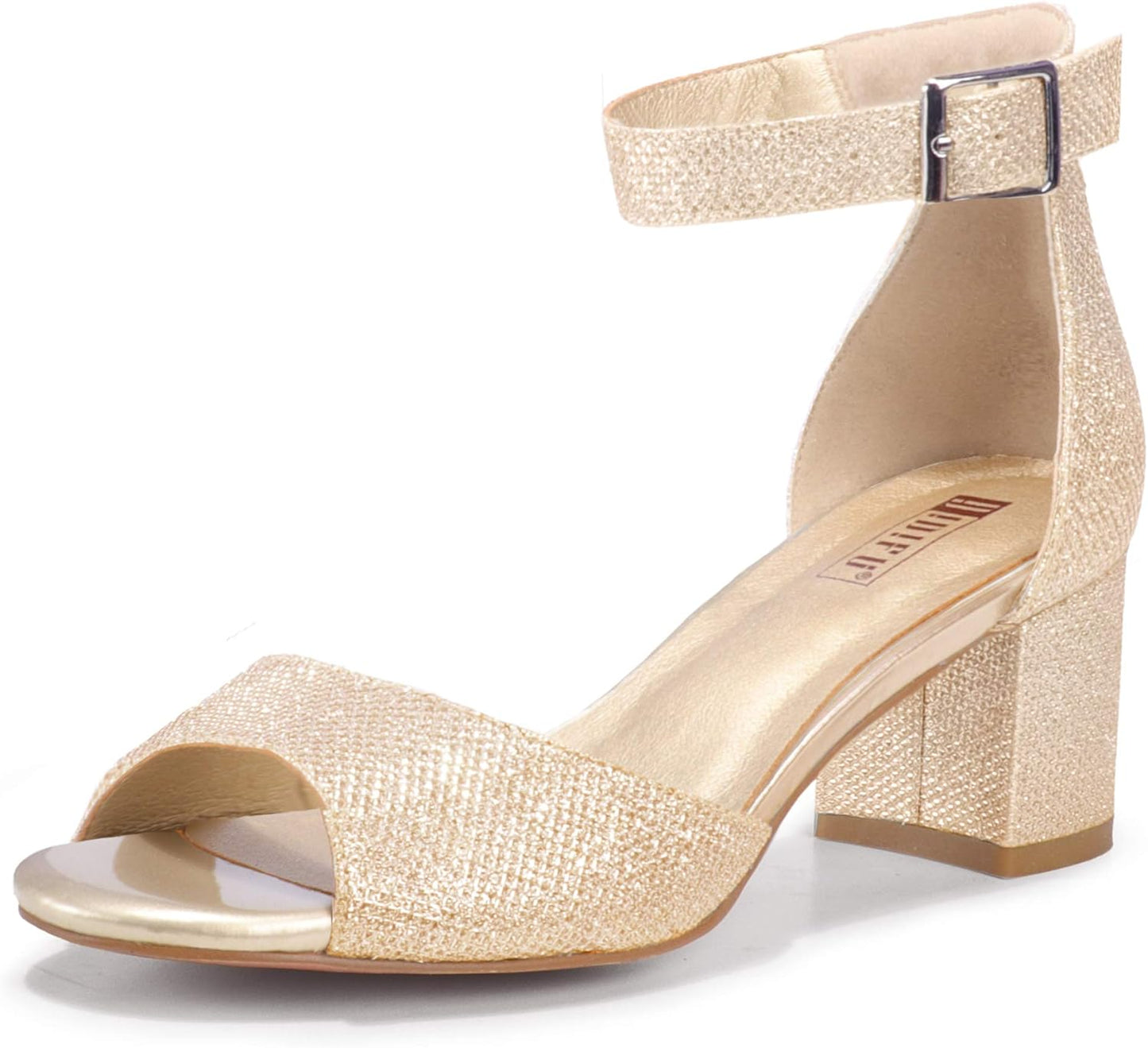 IDIFU Women's Candie Low Block Heels Sandals for Any Occasion