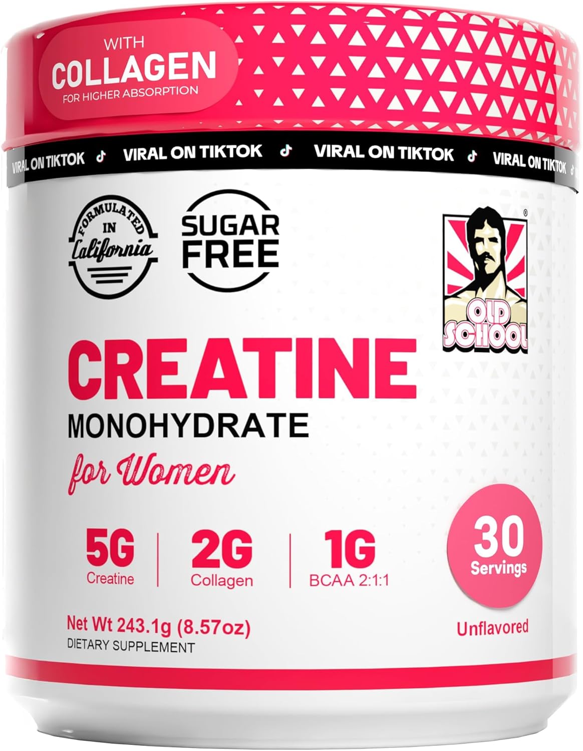 Optimized Creatine Monohydrate Powder for Women - 5000mg