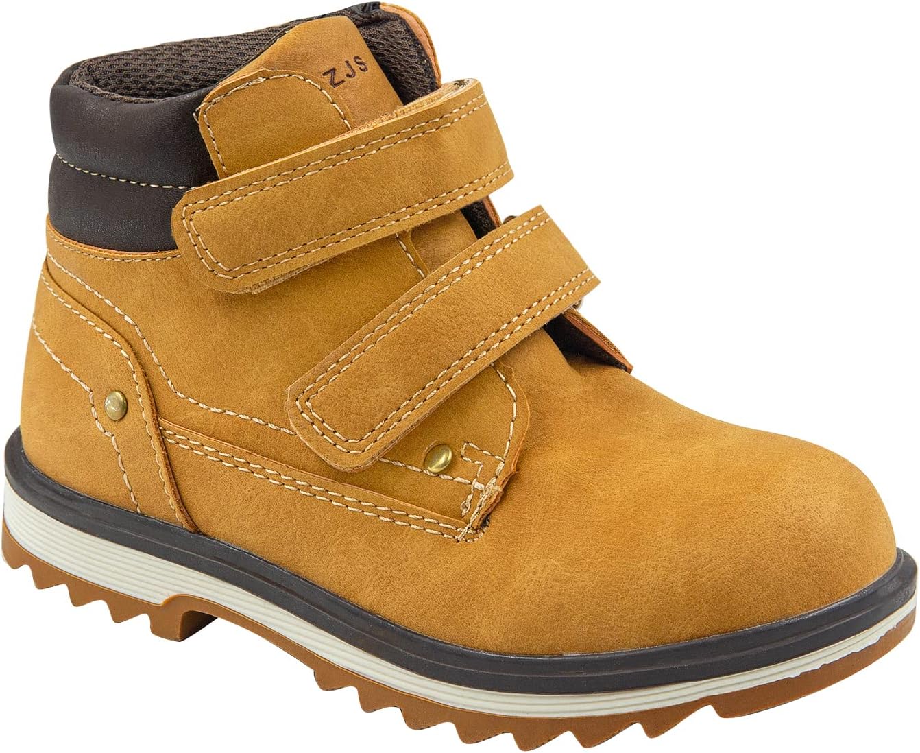 TZJS Kids' Hiking Work Boots for Boys Girls - Waterproof Ankle Boots