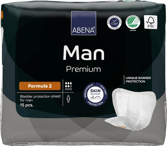 Abena Man Premium Incontinence Guards, Dependable Protection