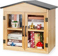 Outdoor Library Outdoor Book Box Storage Small Wooden Cabinet - DIY