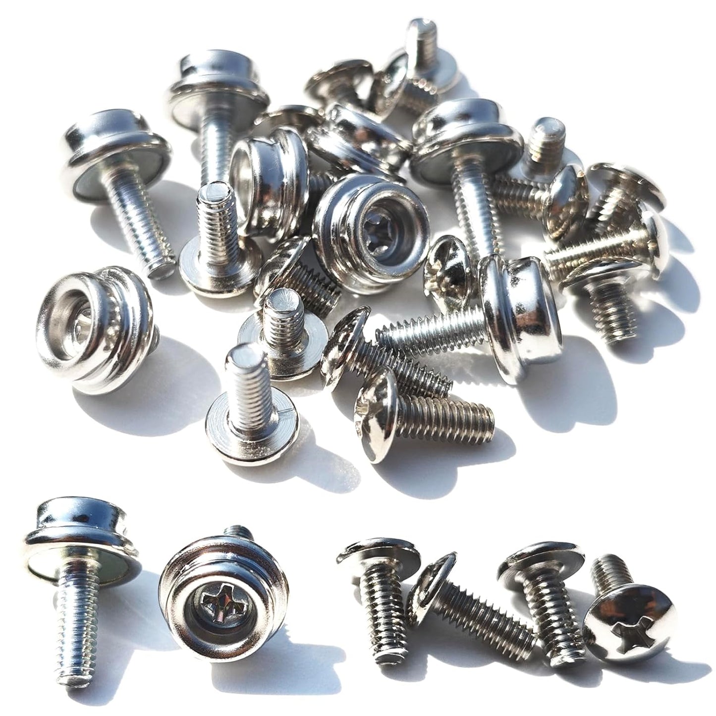 Universal Helmet Visor Screws Kit - 24 Pcs Stainless Steel Hardware Repair Set - CYG&CL