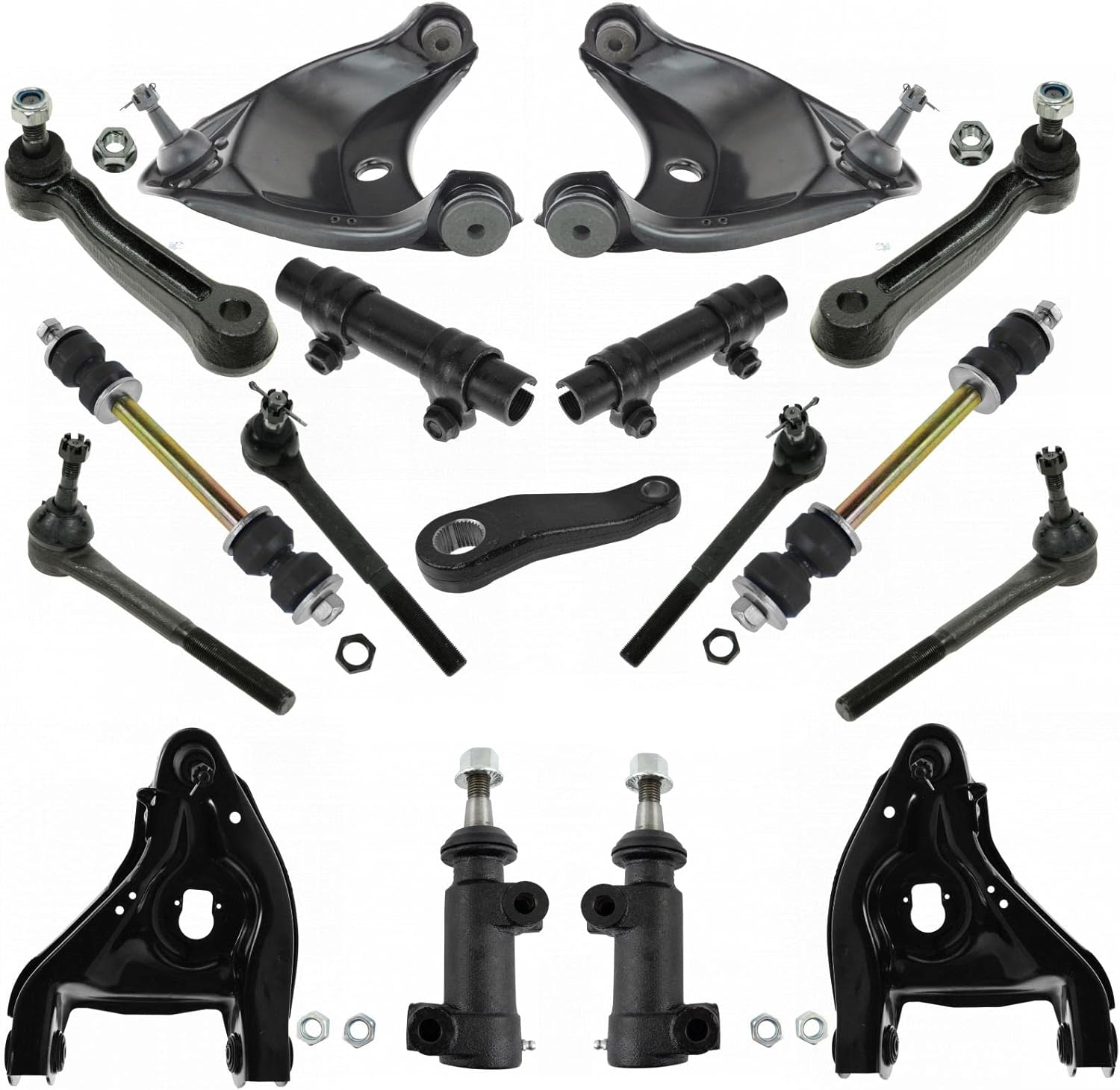 TRQ Front Steering & Suspension Kit for Chevrolet GMC Vehicles