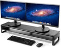 Vaydeer 2 Tiers Dual Monitor Stand USB 3.0 Hub - Space Saving Riser