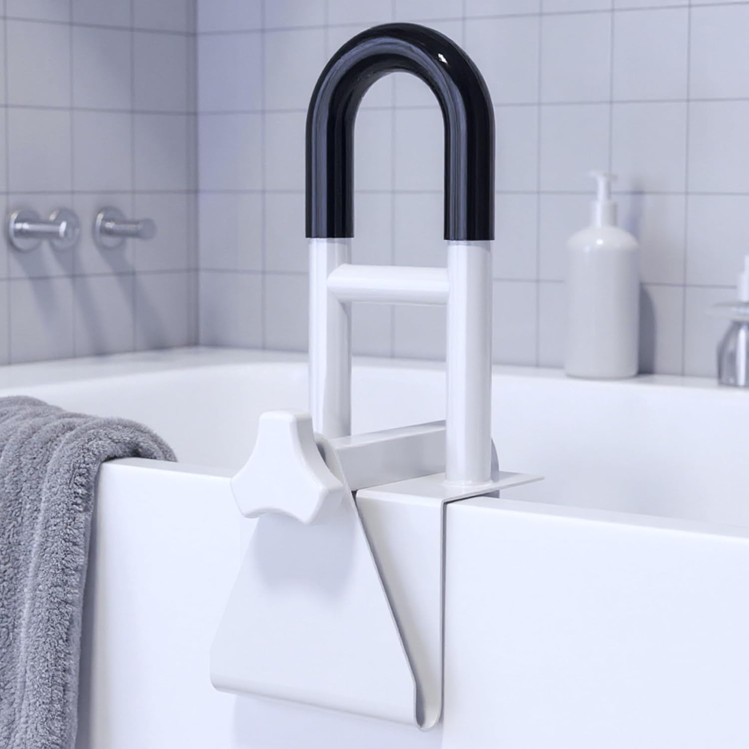 Bathtub Safety Rail for Seniors: Non-Slip Grab Bar Handle