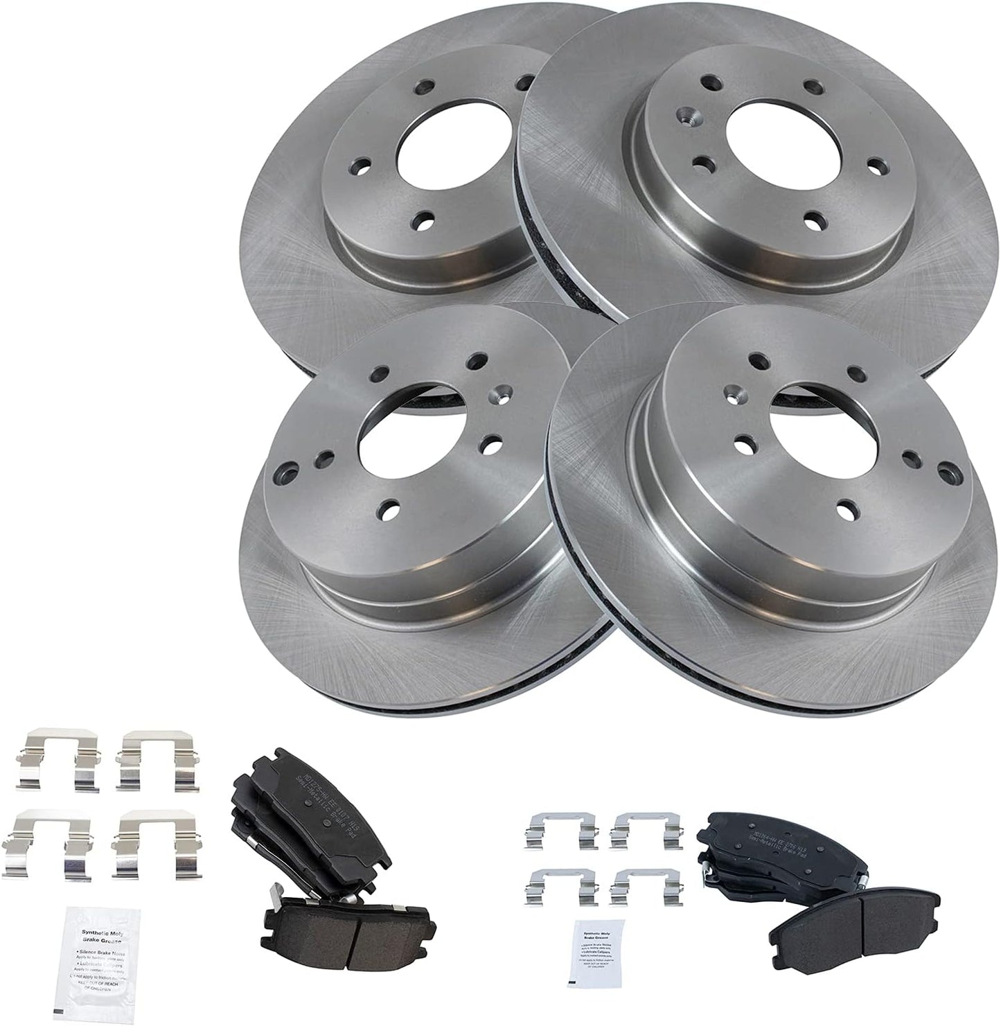 TRQ Brake Pad & Rotor Kit for Chevrolet Captiva Sport & More