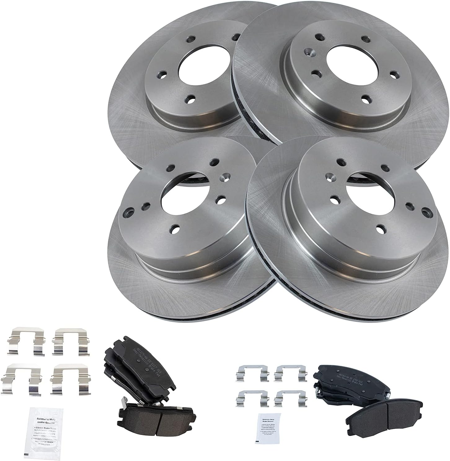 TRQ Brake Pad & Rotor Kit for Chevrolet Captiva Sport & More