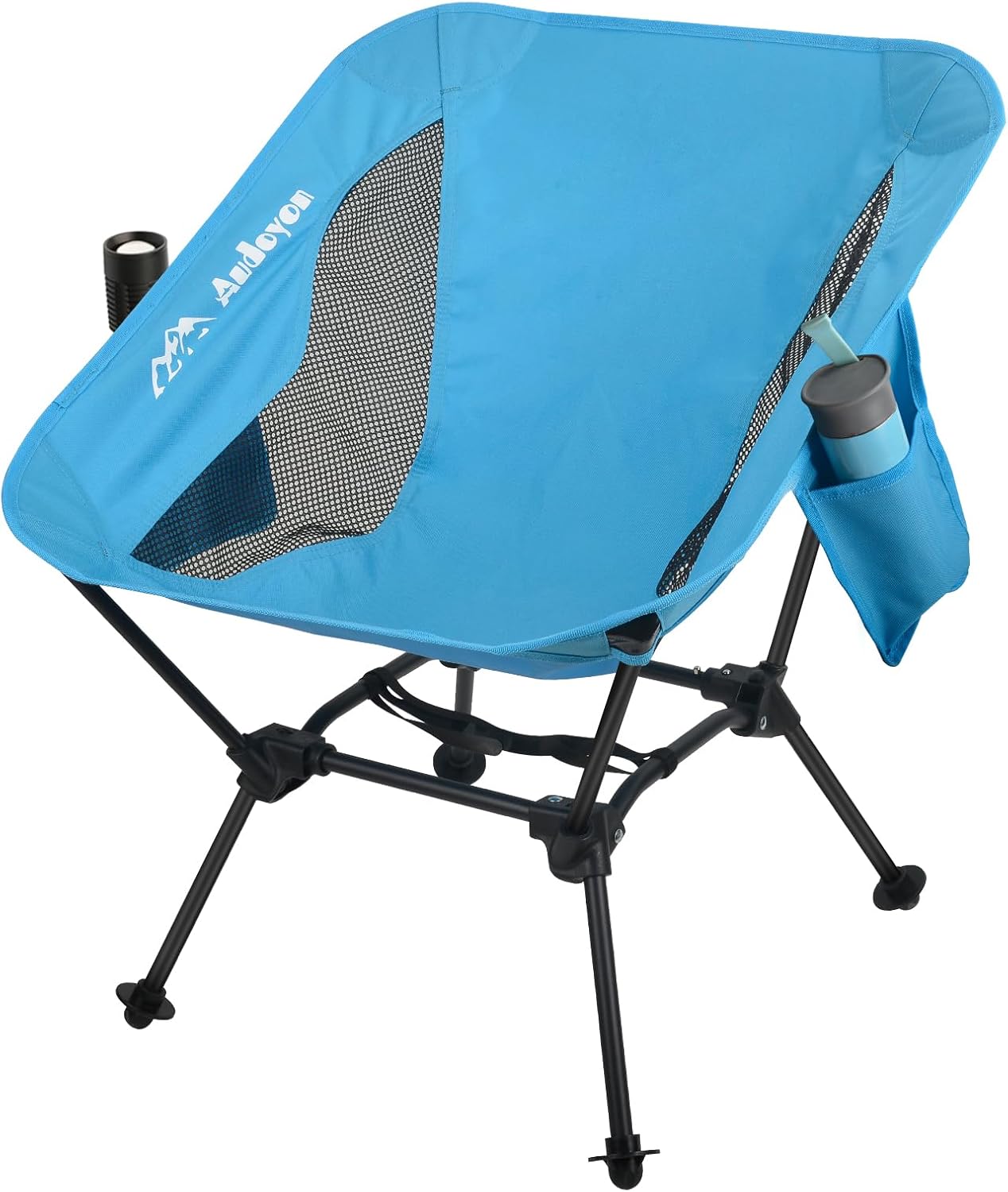 Compact Adjustable Beach Chair - Audoyon Blue