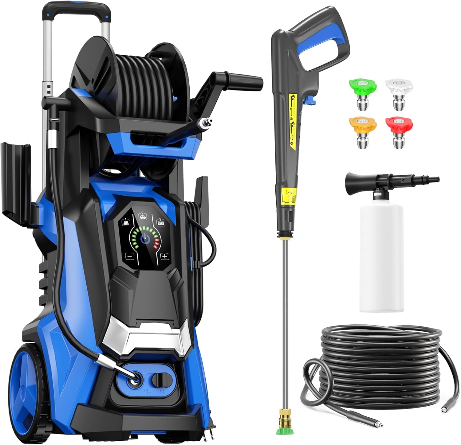 Pressure Washer Power Washer with Touch Screen for Easy Cleaning