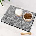 Dog Food Mat for Floors Absorbent Quick Dry - Boho Pet Placemat