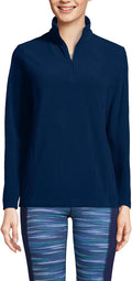 Lands' End Anyweather Fleece Quarter Zip Pullover - Warm (Style ZKV3)