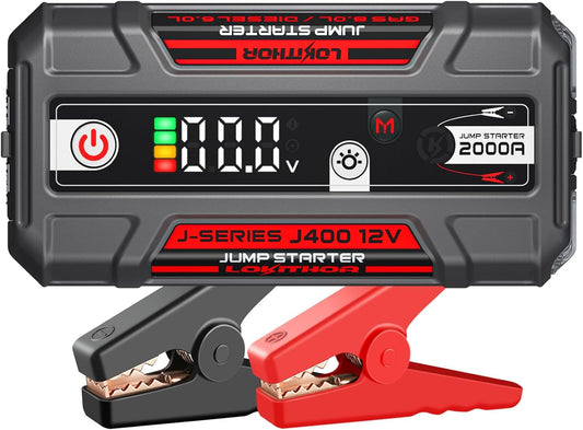 Ultra Powerful J400 Jump Starter - 2000A Lithium Tech