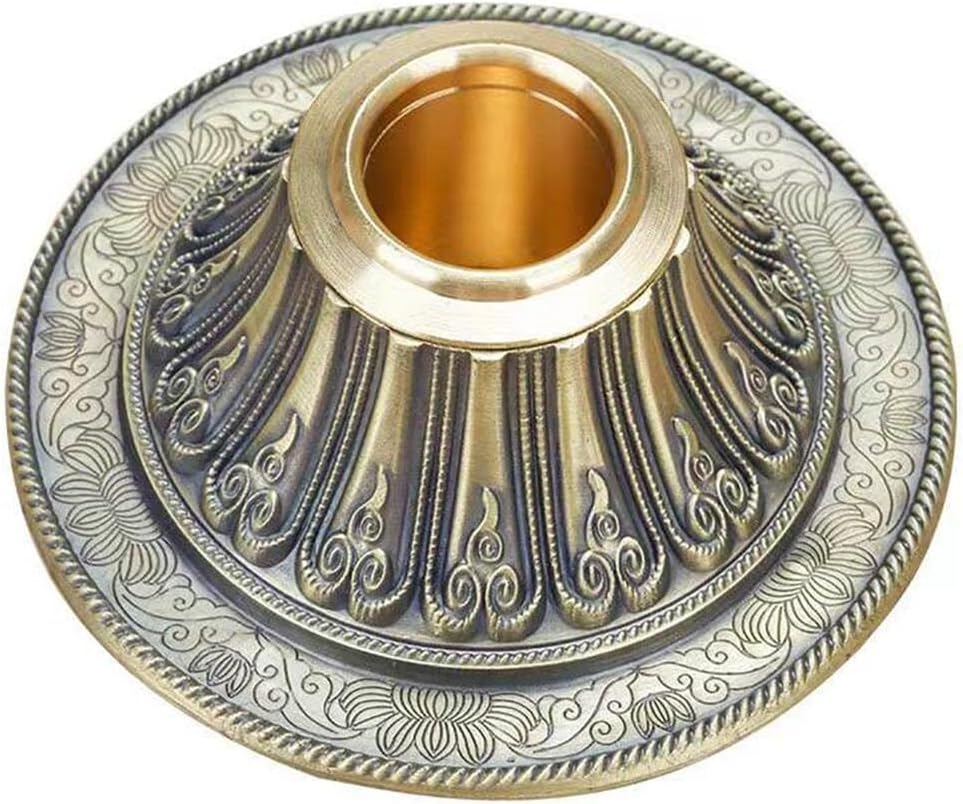 Copper Prayer Wheel Stand for Peaceful Practice
