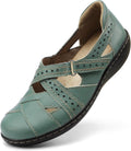 Women's Classic Genuine Leather Loafer Slip-On - Cute Crisscross