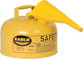 Eagle 2 Gallon Type I Yellow Safety Gas Can for Diesel - Durable Steel