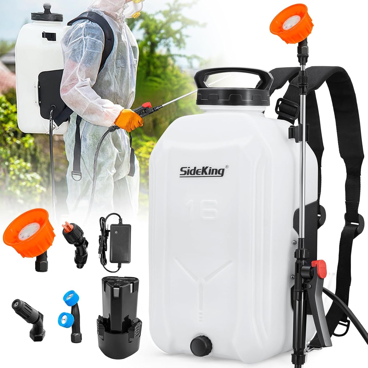Battery Powered Backpack Sprayer for Efficient Garden Care
