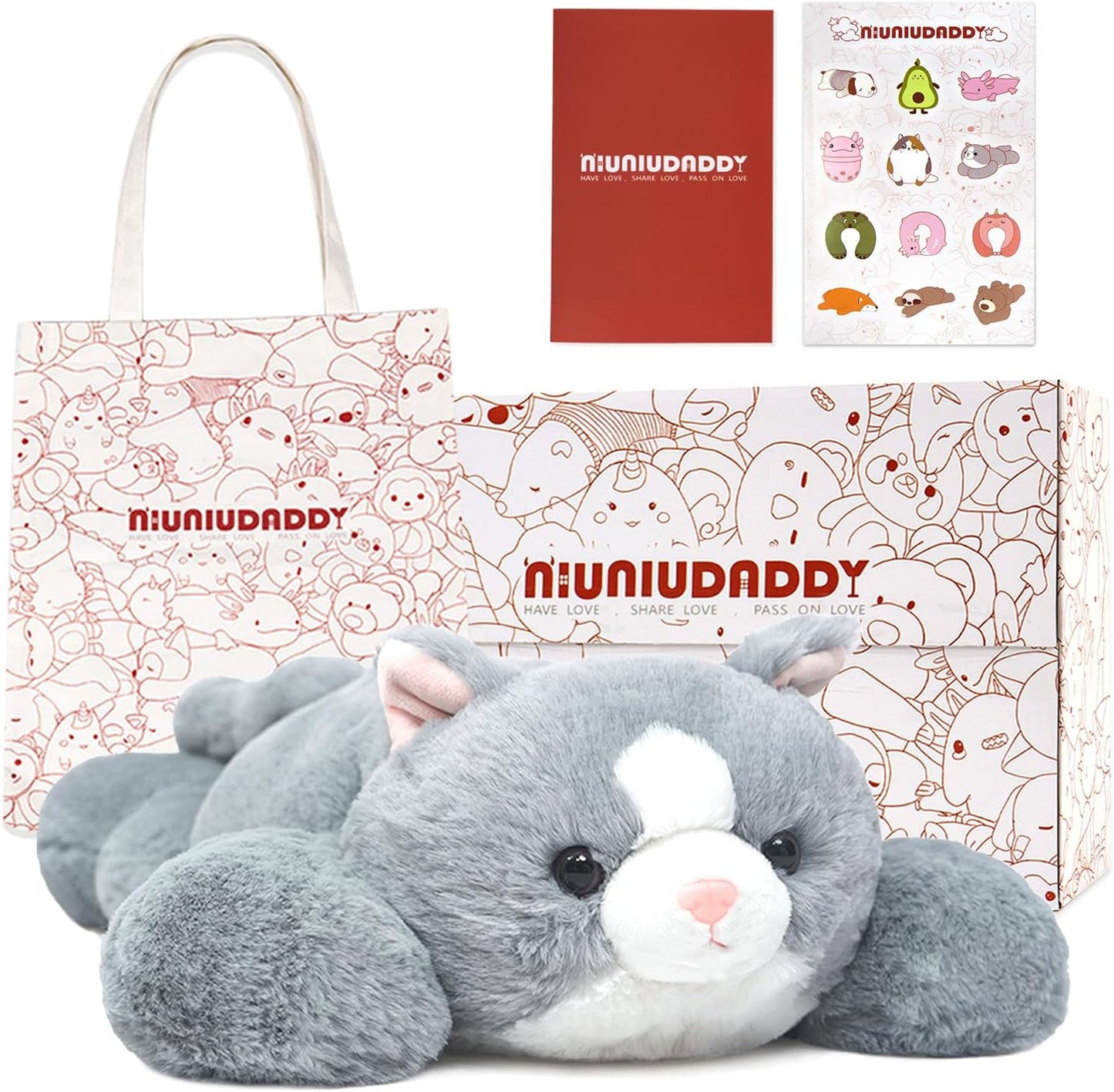 Niuniu Daddy Weighted Stuffed Animals for Anxiety Relief