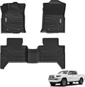 3W Floor Mats Fit Toyota Tacoma 2016-2023 - Custom TPE All-Weather