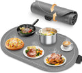 Warming Mat for Food with Adjustable Timer - Fast 10s Heating