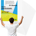 35 Pcs 22 x 28 Poster Board Paper for Arts and Crafts Projects