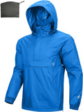 Outdoor Ventures Men's Rain Jacket Waterproof Lightweight (Style 3DK1)