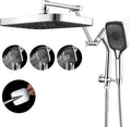 14in High Pressure Rain Shower Head with Handheld Combo - Adjustable